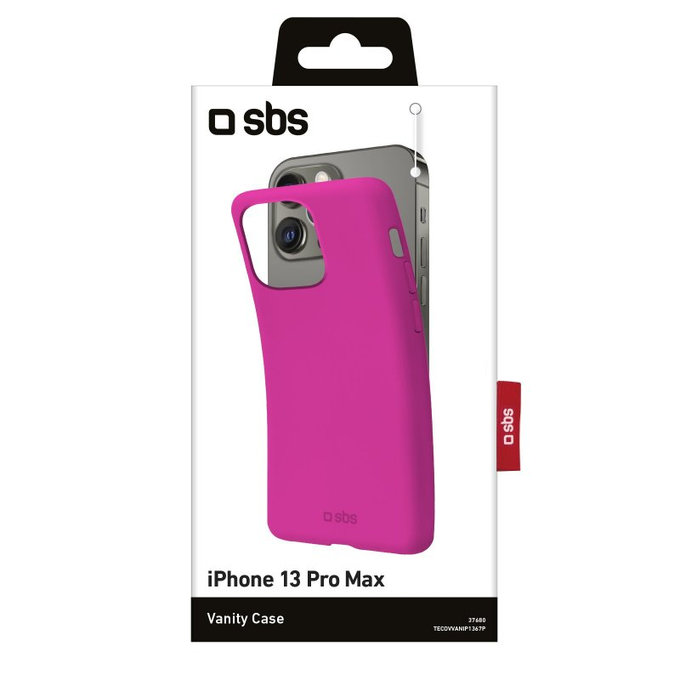 SBS - Étui Vanity pour iPhone 13 Pro Max, rose