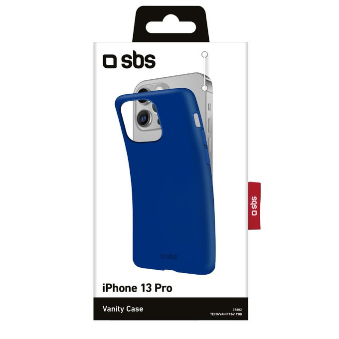 SBS - Étui Vanity pour iPhone 13 Pro, bleu