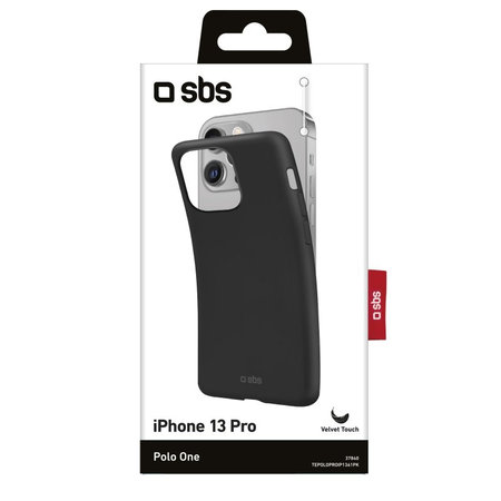 SBS - Coque Polo One pour iPhone 13 Pro, noir