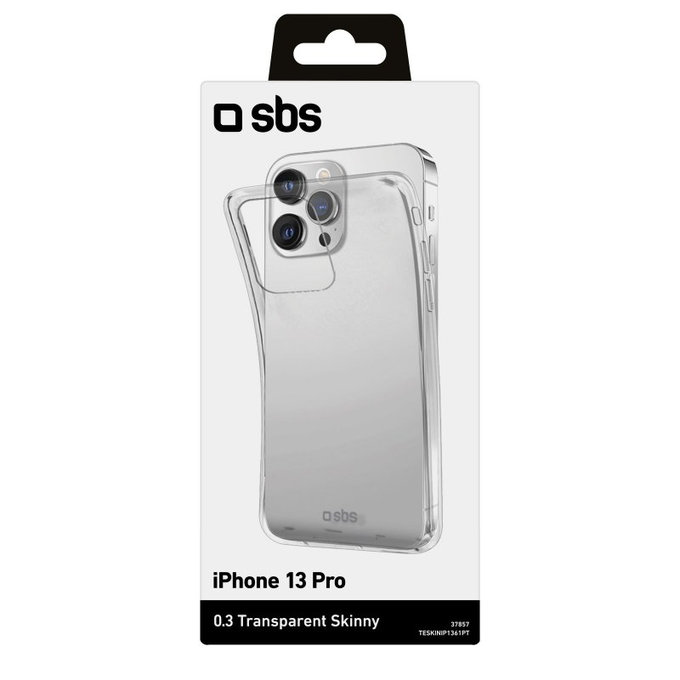 SBS - Coque Skinny pour iPhone 13 Pro, transparente