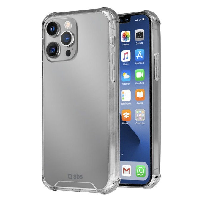 SBS - Coque Impact pour iPhone 13 Pro, transparente