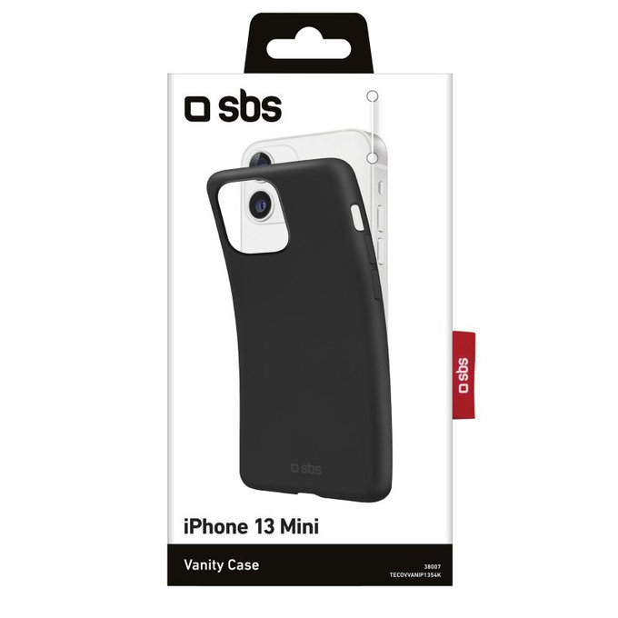 SBS - Étui Vanity pour iPhone 13 mini, noir