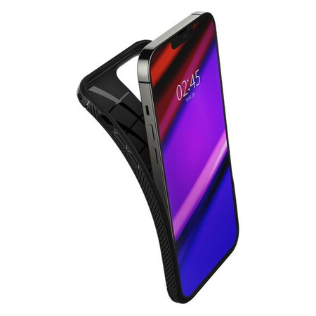 Spigen - Coque Rugged Armor pour iPhone 13 Pro, noire