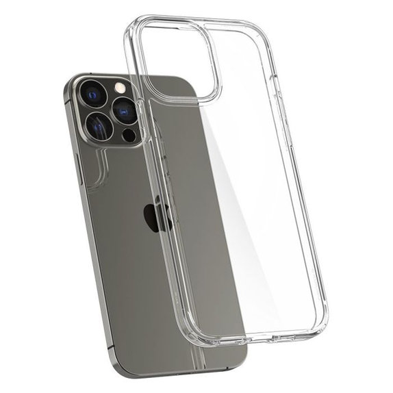 Spigen - Coque Ultra Hybride pour iPhone 13 Pro, transparente