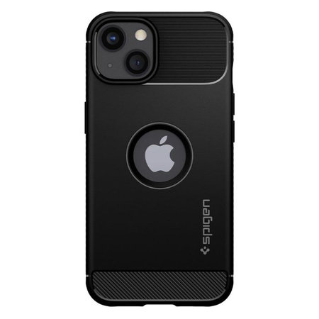 Spigen - Coque Rugged Armor pour iPhone 13 mini, noire