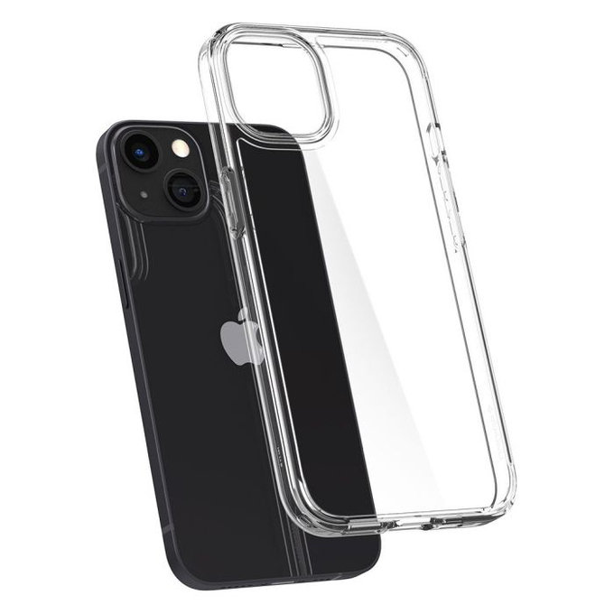 Spigen - Coque Ultra Hybride pour iPhone 13, transparente