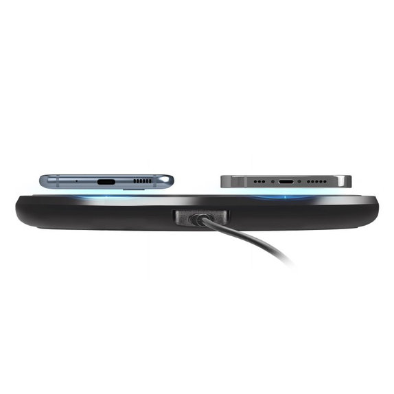 SBS - Double chargeur sans fil, noir