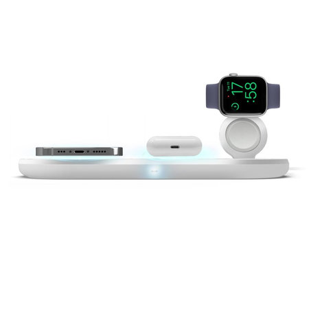 SBS - Chargeur sans fil 3en1, blanc