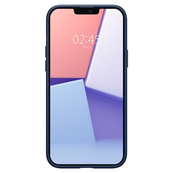 Spigen - Coque Liquid Air pour iPhone 13 Pro Max, bleue