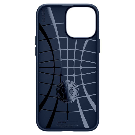 Spigen - Coque Liquid Air pour iPhone 13 Pro Max, bleue