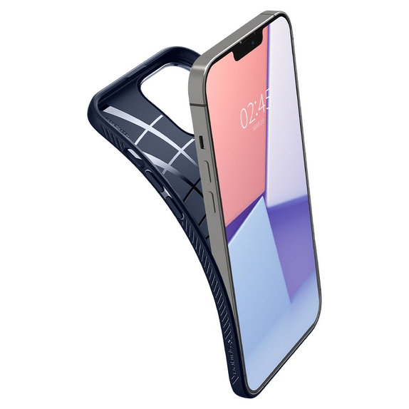 Spigen - Coque Liquid Air pour iPhone 13 Pro Max, bleue