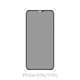 FixPremium Privacy Anti-Spy Glass - Verre trempé pour iPhone X, XS et 11 Pro