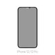 FixPremium Privacy Anti-Spy Glass - Verre Trempé pour iPhone 12 & 12 Pro