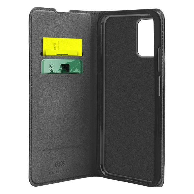 SBS - Étui Book Wallet Lite pour Xiaomi Redmi Note 10 5G, Poco M3 Pro 5G, noir