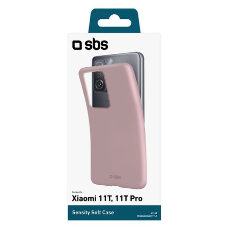 SBS - Coque Sensity pour Xiaomi 11T, Xiaomi 11T Pro, rose