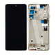 Motorola Edge 20 XT2143 - Écran LCD + Écran tactile + Cadre (Blanc givré) - 5D68C19194 Genuine Service Pack
