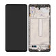 Samsung Galaxy M52 5G M526B - Écran LCD + Ecran Tactile + Cadre (Noir) - GH82-27091A, GH82-27094A Genuine Service Pack