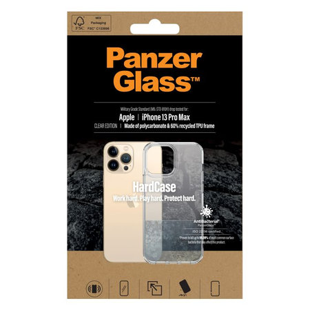 PanzerGlass - Étui HardCase AB pour iPhone 13 Pro Max, transparent