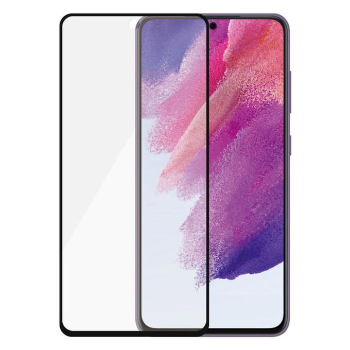 PanzerGlass - Étui en verre trempé Friendly AB pour Samsung Galaxy S21 FE, noir