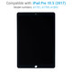 Apple iPad Pro 10.5 (2017) - Écran LCD + Écran Tactile (Black) Refurbished