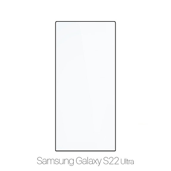 FixPremium FullCover Glass - Verre trempé 3D pour Samsung Galaxy S22 Ultra