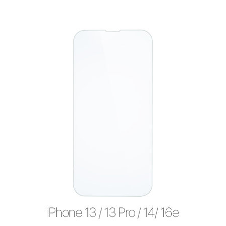 FixPremium Glass - Verre trempé pour iPhone 13, 13 Pro, 14 et 16e
