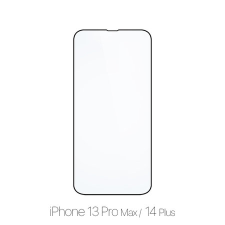 FixPremium FullCover Glass - Verre trempé pour iPhone 13 Pro Max et 14 Plus