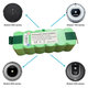 iRobot Roomba 600, 700, 800, 900-series - Batterie 2130LI, 4502233, 4374392 Li-Ion 14.4V 5200mAh