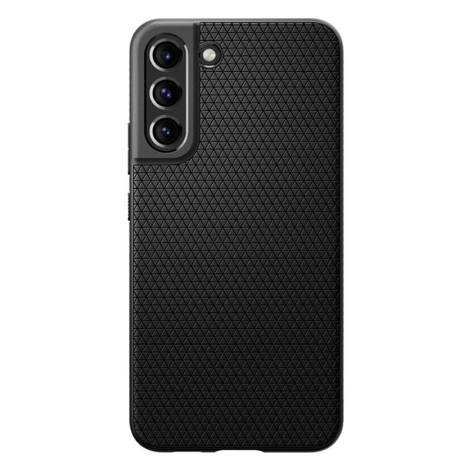 Spigen - Coque Liquid Air pour Samsung Galaxy S22, Noir Mat
