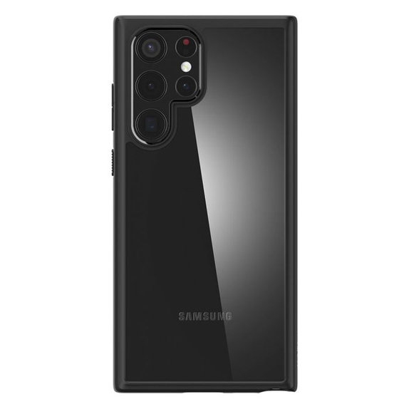 Spigen - Coque Ultra Hybride pour Samsung Galaxy S22 Ultra, Noir Mat