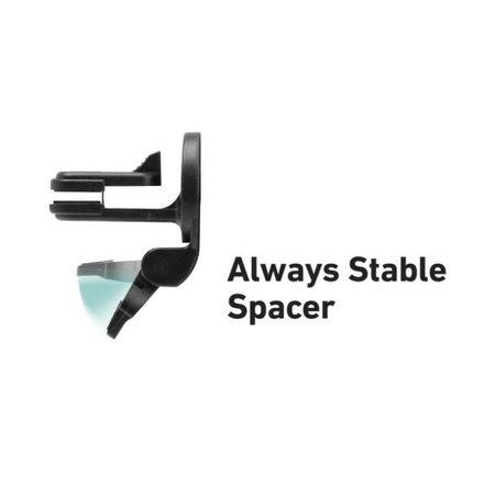 SBS - Support de voiture MagCharge pour le chargement MagSafe dans la grille d'aération, noir