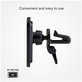 SBS - Support de voiture MagCharge pour le chargement MagSafe dans la grille d'aération, noir