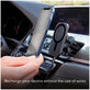 SBS - Support de voiture MagCharge pour le chargement MagSafe dans la grille d'aération, noir