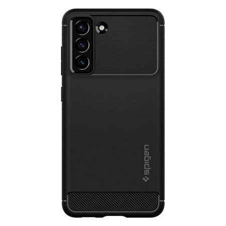 Spigen - Coque Rugged Armor pour Samsung Galaxy S21 FE, Noir Mat