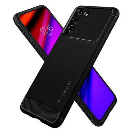 Spigen - Coque Rugged Armor pour Samsung Galaxy S21 FE, Noir Mat