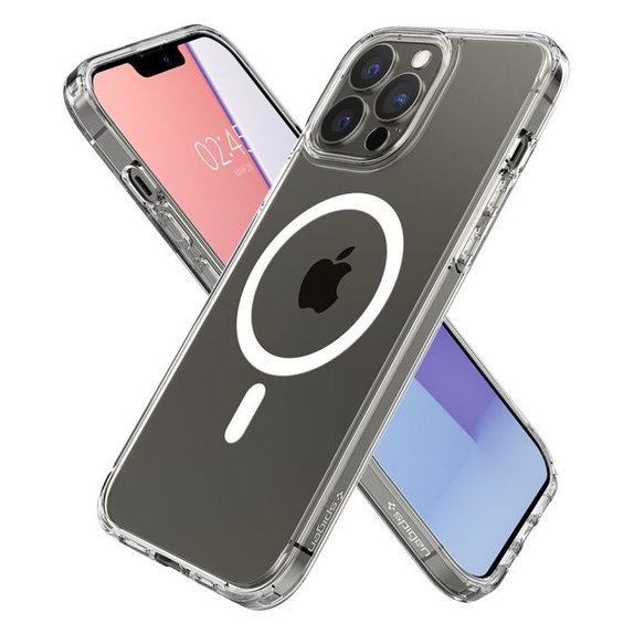 Spigen - Coque Ultra Hybrid s MagSafe pour iPhone 13 Pro Max, blanc