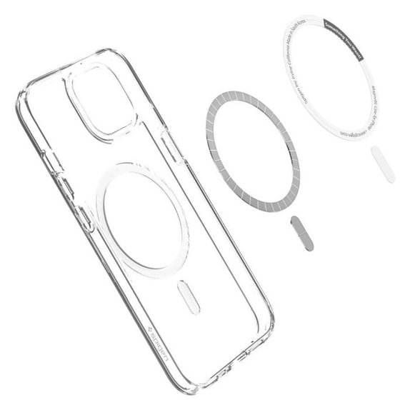 Spigen - Coque Ultra Hybrid s MagSafe pour iPhone 13 mini, blanc
