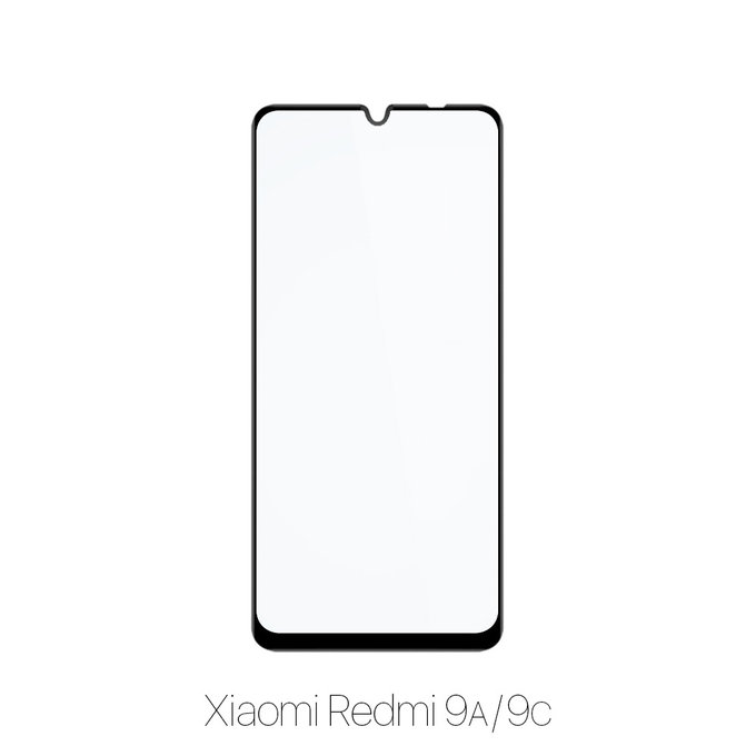 FixPremium FullCover Glass - Verre trempé pour Xiaomi Redmi 9A & 9C