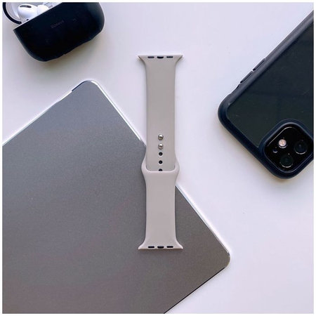 Tech-Protect - Bracelet Iconband pour Apple Watch 4, 5, 6, 7, SE (42, 44, 45 mm), gris