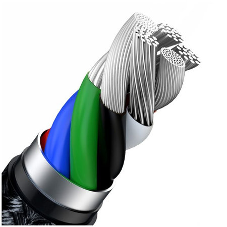 Baseus - Câble Lightning / USB-C (2m), noir