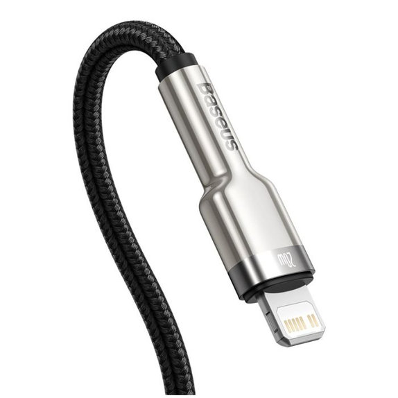 Baseus - Câble Lightning / USB-C (2m), noir