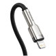Baseus - Câble Lightning / USB-C (2m), noir
