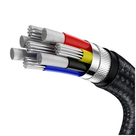 Baseus - Câble USB-C / USB-C (1m), noir