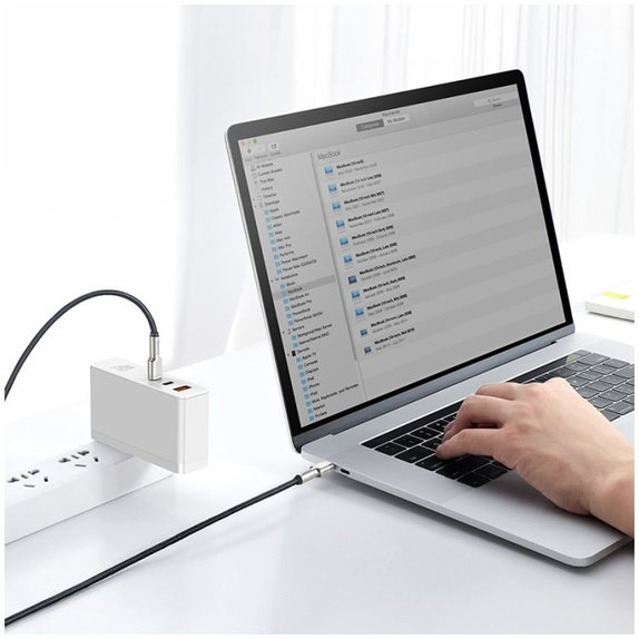 Baseus - Câble USB-C / USB-C (1m), noir