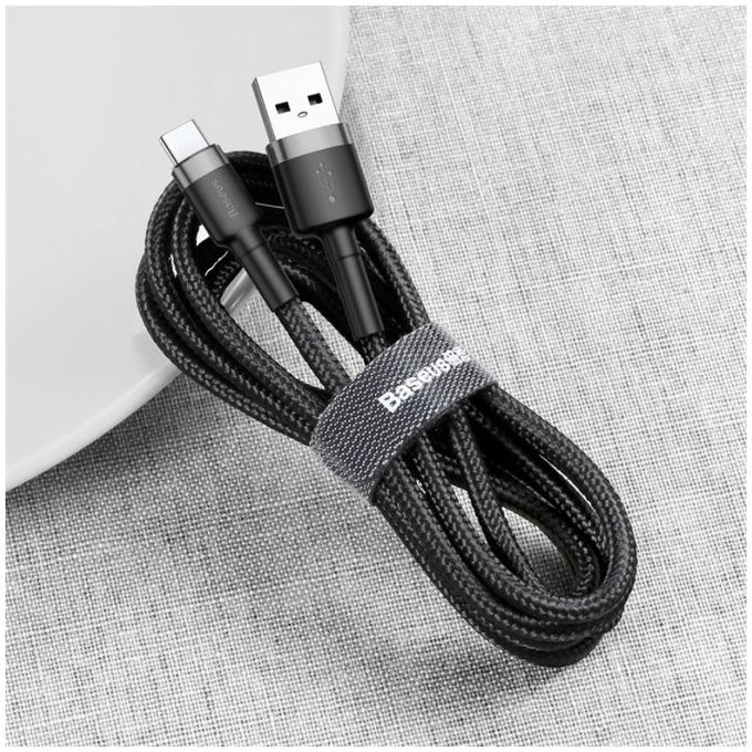 Baseus - Câble USB-C / USB (0,5 m), noir