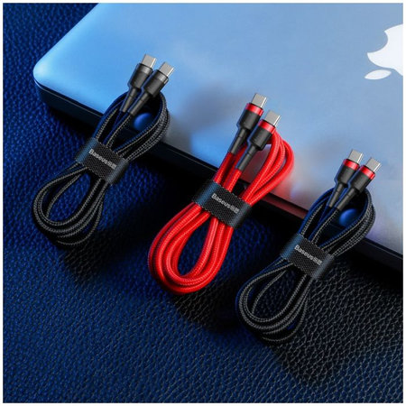 Baseus - Câble USB-C / USB-C (2m), noir