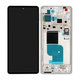 Motorola Edge 30 Pro XT2201 - Écran LCD + Écran Tactile + Cadre (Blanc Stardust) - 5D68C20277 Genuine Service Pack