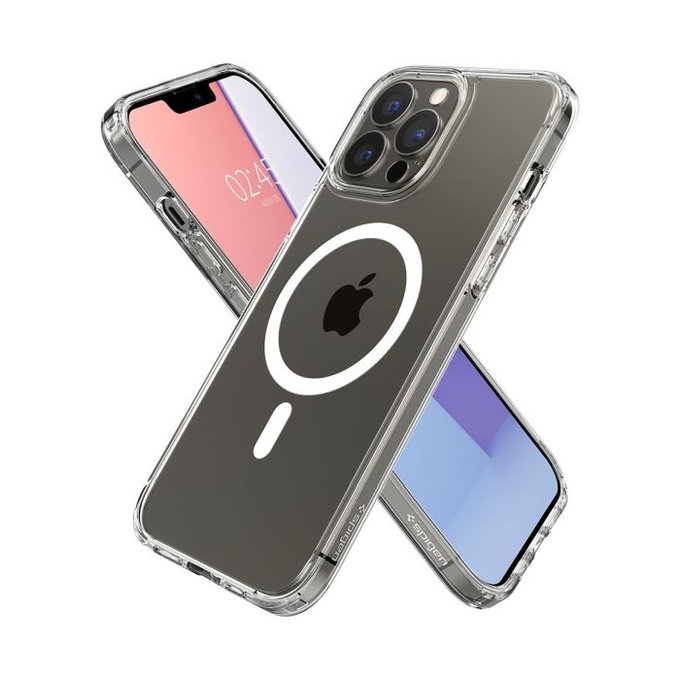 Spigen - Coque Ultra Hybrid s MagSafe pour iPhone 13 Pro, blanc