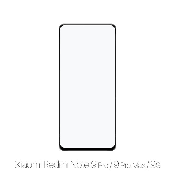 FixPremium FullCover Glass - Verre trempé pour Xiaomi Redmi Note 9 Pro, 9 Pro Max et 9S