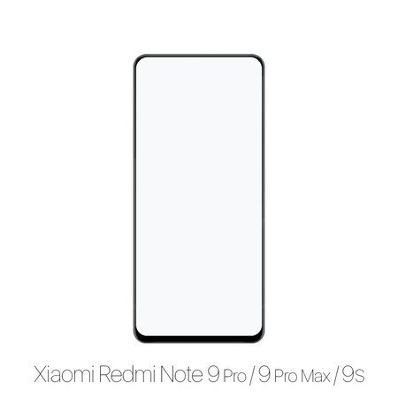 FixPremium FullCover Glass - Verre trempé pour Xiaomi Redmi Note 9 Pro, 9 Pro Max et 9S